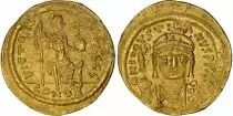 Byzance 1 Solidus, Justin II (565-578) - Constantinople assise
