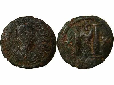 Byzantine Empire Anastasius - Follis - 498 / 528 Constantinople