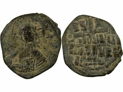 Byzantine Empire Anonymous - Follis, Class B - 1030 / 1042 Constantinople