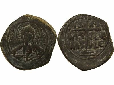 Byzantine Empire Anonymous - Follis, Class B - 1030 / 1042 Constantinople