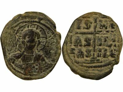 Byzantine Empire Anonymous - Follis, Class B - 1030 / 1042 Constantinople