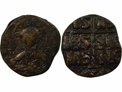 Byzantine Empire Anonymous - Follis, Class B - 1030 / 1042 Constantinople