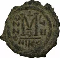 Byzantine Empire Follis - Mauricius Tiberius - Nicomedia