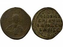 Byzantine Empire Follis, Anonymous, Class A2 - 976 / 1035 Constantinople, Var. 1