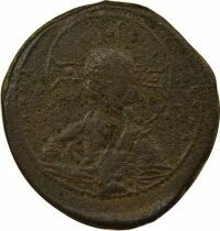 Byzantine Empire Follis, Anonymous, Class A2 - 976 / 1035 Constantinople, Var. 1