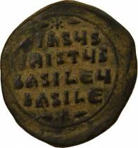 Byzantine Empire Follis, Anonymous, Class A2 - 976 / 1035 Constantinople, Var. 12/13