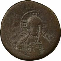 Byzantine Empire Follis, Anonymous, Class A2 - 976 / 1035 Constantinople, Var. 3