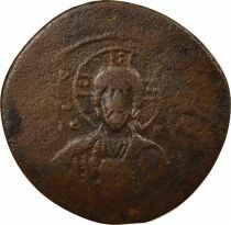 Byzantine Empire Follis, Anonymous, Class A2 - 976 / 1035 Constantinople, Var. 3