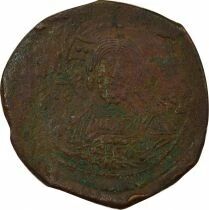Byzantine Empire Follis, Anonymous, Class A2 - 976 / 1035 Constantinople, Var. 8