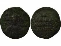 Byzantine Empire Follis, Anonymous, Class A2 - 976 / 1035 Constantinople, Var. 8