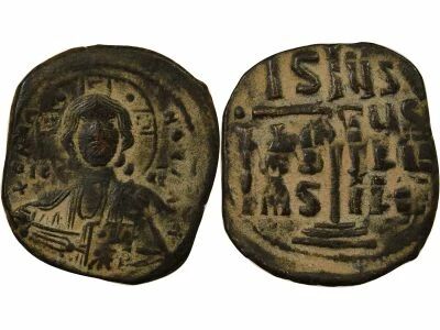 Byzantine Empire Follis, Class B - 1030 / 1042 Constantinople