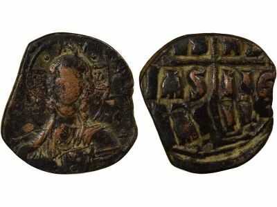 Byzantine Empire Follis, Class B - 1030 / 1042 Constantinople