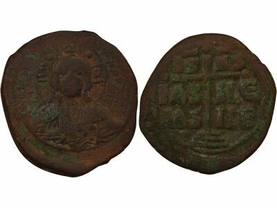 Byzantine Empire Follis, Class B - 1030 / 1042 Constantinople
