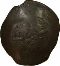 Byzantine Empire Isaac II - Aspron Trachy - 1185 / 1195 Constantinople