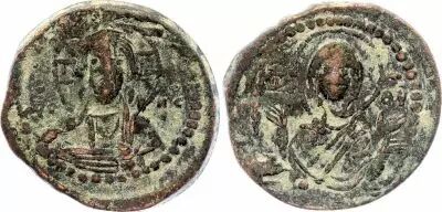 Byzantine Empire Romain IV - Follis, Anonyme, Classe G - 1068 / 1071 Constantinople