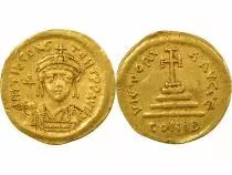 Byzantine Empire Tiberius II - Gold Solidus - 579 / 582 Constantinople