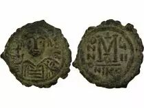 Byzantinisches Reich Follis - Mauricius Tiberius - Nicomedia