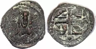 Byzantinisches Reich Romain IV - Follis, Croix latine - 1068 / 1071 Constantinople
