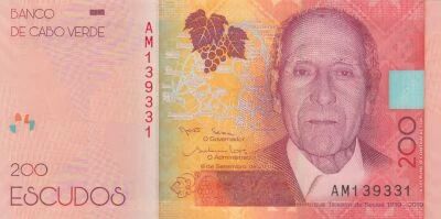 Cabo Verde 200 Escudos - Henrique Teixeira de Sousa - Peak of the Fire Volcano - 2019 - AM Series