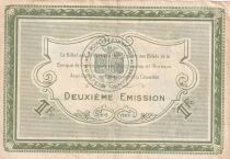 Calvados Billet 1 Franc - Chambres de Commerce de Caen et de Honfleur - Deuxi&egrave;me &Eacute;mission - 1915-1920 - S&eacute;rie A