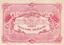Calvados Bon 50 Centimes - Chambres de Commerce de Caen et de Honfleur 1915-1920 - S&eacute;rie A - Deuxi&egrave;me &Eacute;mission