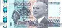 Cambodia 10000 Riels Sihamoni - Angkor 2015