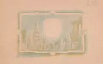 Cambodia 50 Riels - Blue and Yellow proof of back