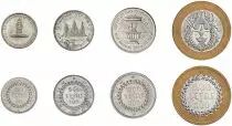 Camboya 50,100,200,500 Riels - Set of 4 Coins - AU