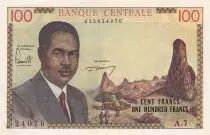 Cameroon 100 Francs - Président Ahidjo - 1962 - Serial A.7