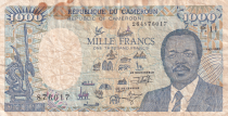 Cameroon 1000 Francs - 01-01-1992 - Complete BEAC map - Serial P.11