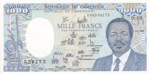 Cameroon 1000 Francs Map of CAS (completed) - 1989 - Serial O.06 - UNC - P.26b