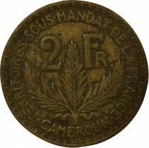Cameroon 2 Francs, French Mandate - 1924 Paris