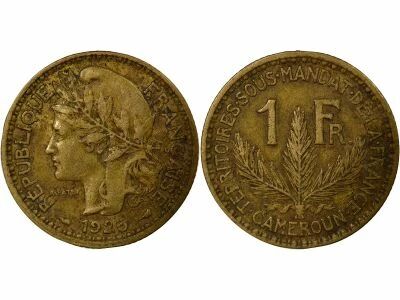Cameroon Franc, French Mandate - 1925 Paris