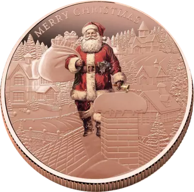 Cameroon Merry Christmas - 500 CFA Francs 2024 Copper, Cameroon colour