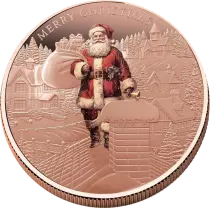 Cameroon Merry Christmas - 500 CFA Francs 2024 Copper, Cameroon colour