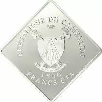 Cameroun 1 500 Francs CFA - 2010 - Rhinoc&eacute;ros Noir