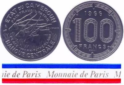 Cameroun 100 Francs - 1966 - Essai