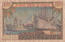 Cameroun 100 Francs - Pdt Ahidjo - Bateaux - 1962 - Série B.3 - P.10