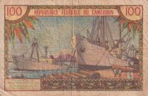 Cameroun 100 Francs - Pdt Ahidjo - Bateaux - 1962 - Série D.19 - P.10