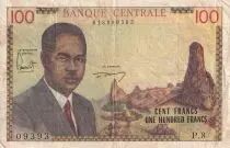 Cameroun 100 Francs - Pdt Ahidjo - Bateaux - 1962 - Série P.8 - TTB - P.10