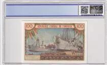 Cameroun 100 Francs Pdt Ahidjo - Bateaux - 1962 - PCGS 67 OPQ