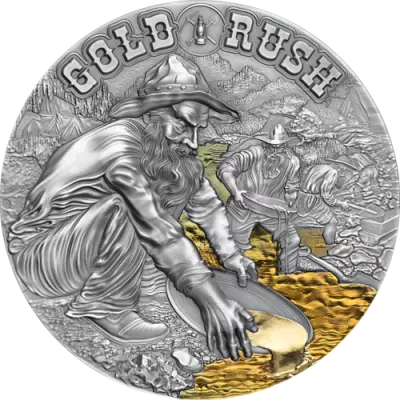 Cameroun 2000 Francs - Gold Rush - 2021 - Argent