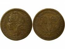 Cameroun 50 Centimes, Mandat Fran&ccedil;ais - 1925 Paris