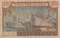 Camerun 100 Francs - Pdt Ahidjo - Boats - 1962 - Serial B.3 - P.10