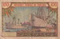 Camerun 100 Francs - Pdt Ahidjo - Boats - 1962 - Serial D.19 - P.10