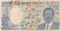 Camer�n 1000 Francs - 01-01-1992 - Complete BEAC map - Serial P.11