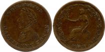 Canada 1/2 penny,  Wellington - 1814