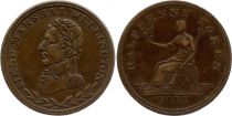 Canada 1/2 penny, Field Marshal Wellington - 1813