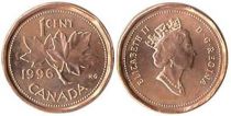 Canada 1 Cent Feuilles d\'Erable