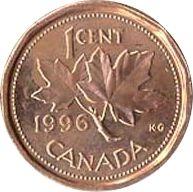 Canada 1 Cent Feuilles d\'Erable